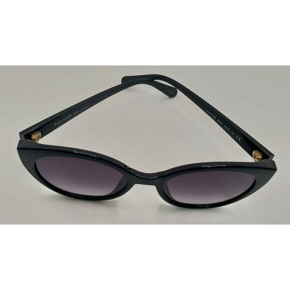 Kate Spade New York Samantha Sunglasses Samanthas 80790 Black Gray Ombre Lenses main image 8